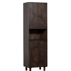 WOOOD Wandkast Draw Bruin - 60x200x40 cm