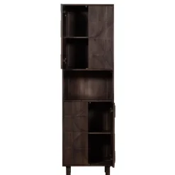 WOOOD Wandkast Draw Bruin - 60x200x40 cm