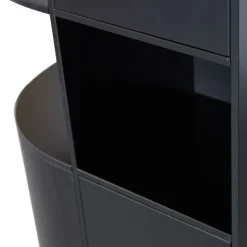 WOOOD Wandkast Finca Zwart - 78x210x40 cm