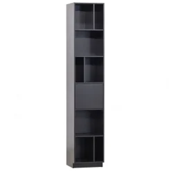 WOOOD Wandkast Finca Zwart - 40x210x40 cm
