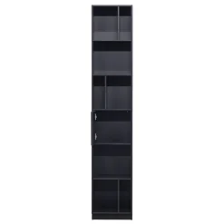 WOOOD Wandkast Finca Zwart - 40x210x40 cm