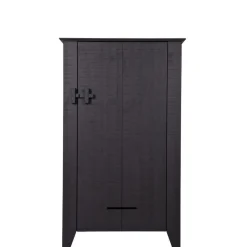 WOOOD Wandkast Gijs Zwart - 85x142x38 cm