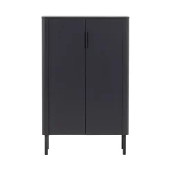 WOOOD Wandkast Gunnar Zwart - 85x135x39 cm