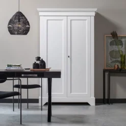 WOOOD Wandkast Isabel Wit - 118x191x47 cm