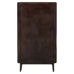 WOOOD Wandkast Liya Donkerbruin - 85x150x35 cm