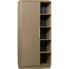 WOOOD Wandkast Lowen Mud - 100x221x44 cm