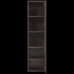WOOOD Wandkast Meggy Middenbruin - 55x215x40 cm