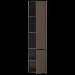 WOOOD Wandkast Meggy Middenbruin - 55x215x40 cm