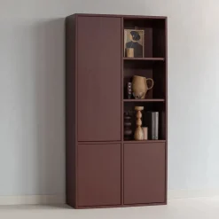 WOOOD Wandkast Merel Bordeaux - 100x200x40 cm