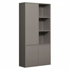 WOOOD Wandkast Merel Warmgrijs - 100x200x40 cm