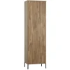 WOOOD Wandkast New Gravure Naturel - 60x210x42 cm
