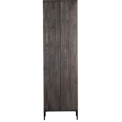 WOOOD Wandkast New Gravure Bruin - 60x210x42 cm