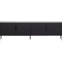 WOOOD (Zwevend) TV-meubel Gunnar Zwart - 200x56x44 cm