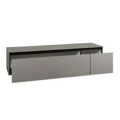 Zwevend TV-meubel Cannes Taupe - 162x37x49 cm