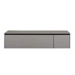 Zwevend TV-meubel Cannes Taupe - 162x37x49 cm